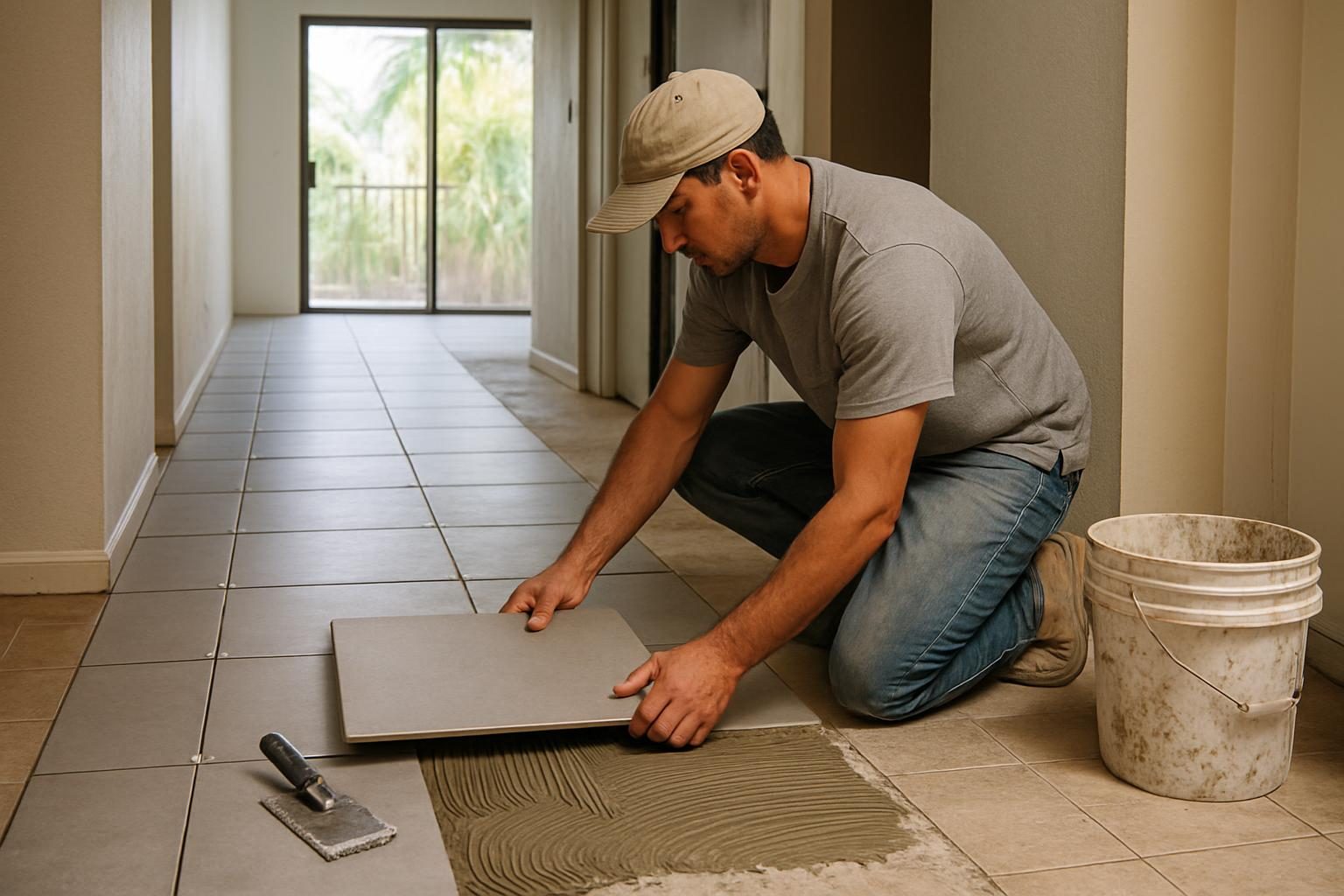 Stock photo: Flooring Installation